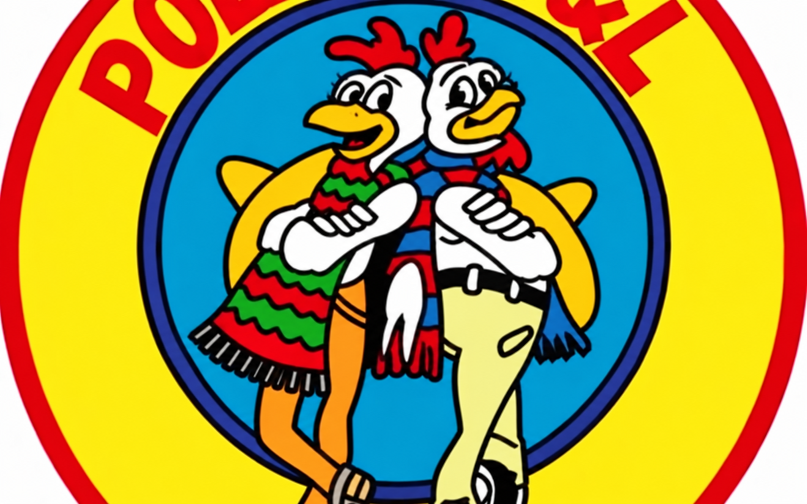 Logo con resolución mejorada con IA de Pollos J&L